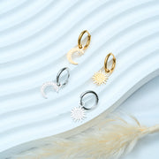 Sun and Moon Earrings