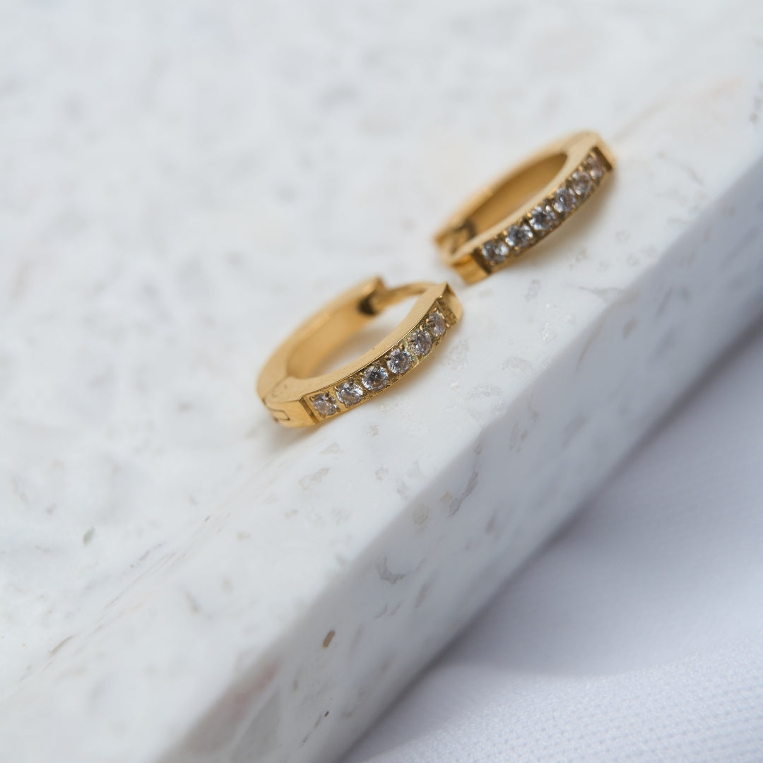 Eternity Hoop Earrings