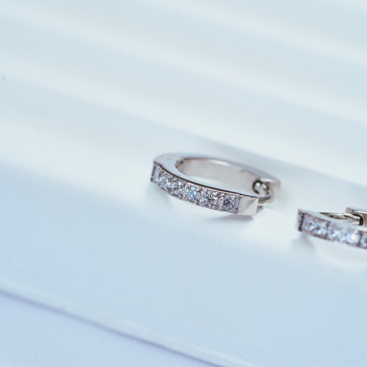 Eternity Hoop Earrings